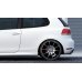 Накладки сплиттеры на задний бампер боковые на Volkswagen Golf VI GTI 35TH